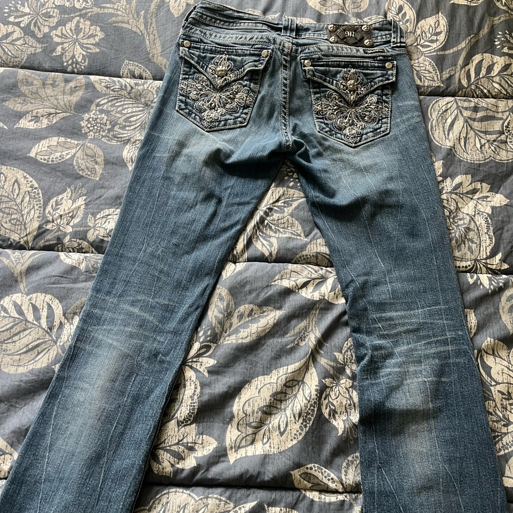 Miss Me size 29 flare jeans light wash